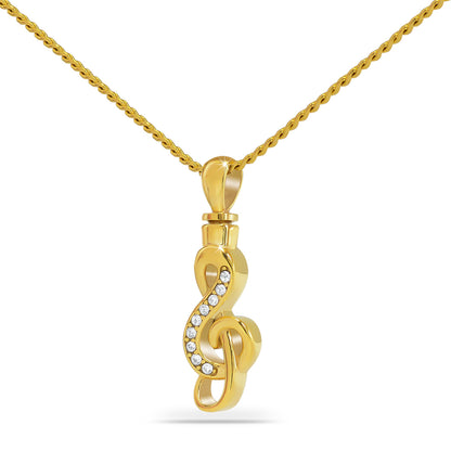 Sweet Music Ash Gold Steel Keepsake